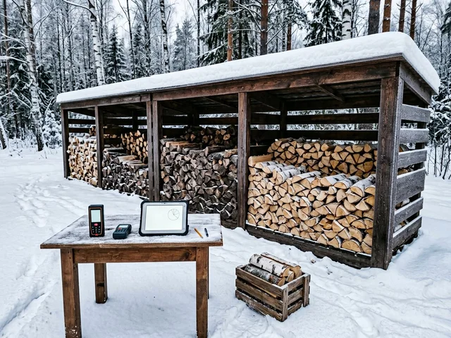 Зимний аудит расхода дров в Приозерске